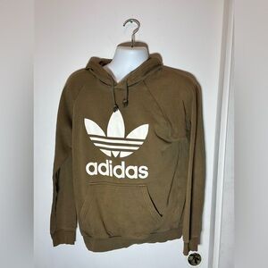 Adidas brown hoodie, GUC